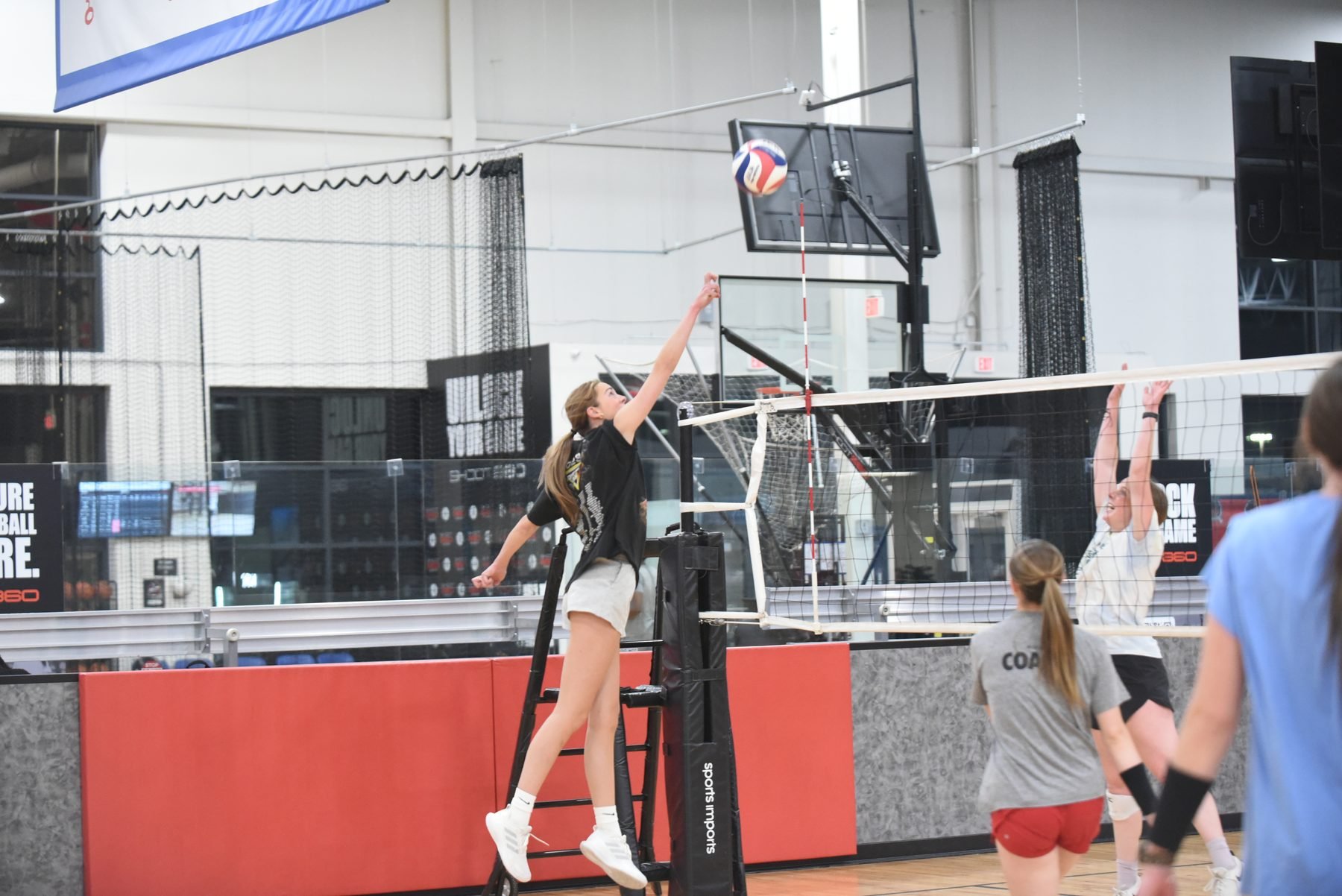 Boomtown men’s league volleyball match